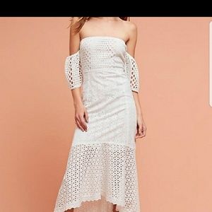 Anthropologie Farm Rio Oahu Off-the-Shoulder Dress